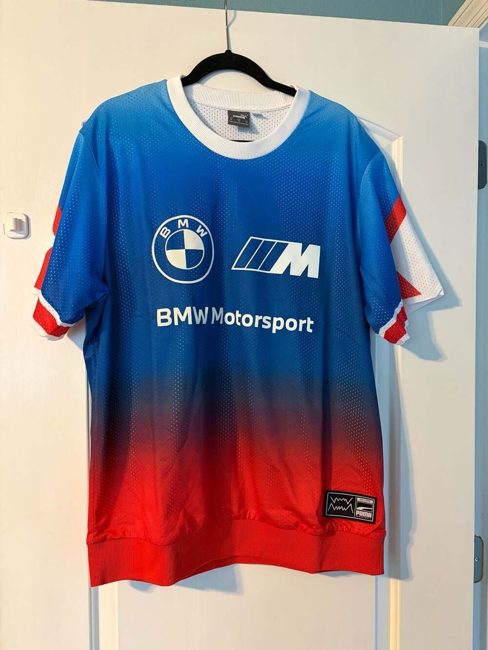 Puma BMW MMS Shooting Shirt Mesh Jersey Mens Size XL 535094 01 New with Tags
